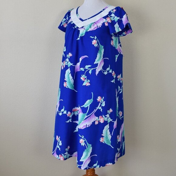 Vintage Hilo Hatties Hawaiian Mumu Dress - M - Picture 5 of 10